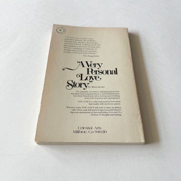 You & I by Leonard Nimoy Vintage Poetry Book - Picture 2 of 3